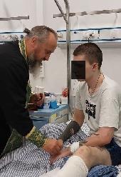 Военное благочиние Санкт-Петербургской епархии духовно окормляет военнослужащих проходящих лечение в военных госпиталях Санкт-Петербурга