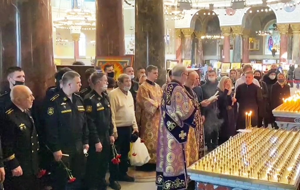 Архимандрит Алексий (Ганьжин) совершил Божественную литургию и отслужил молебен о здравии военнослужащих, участвующих в спецоперации на Украине