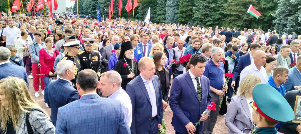 Архимандрит Алексий (Ганьжин) принял участие в торжествах, посвященных 80-й годовщине победы советских войск в Курской битве