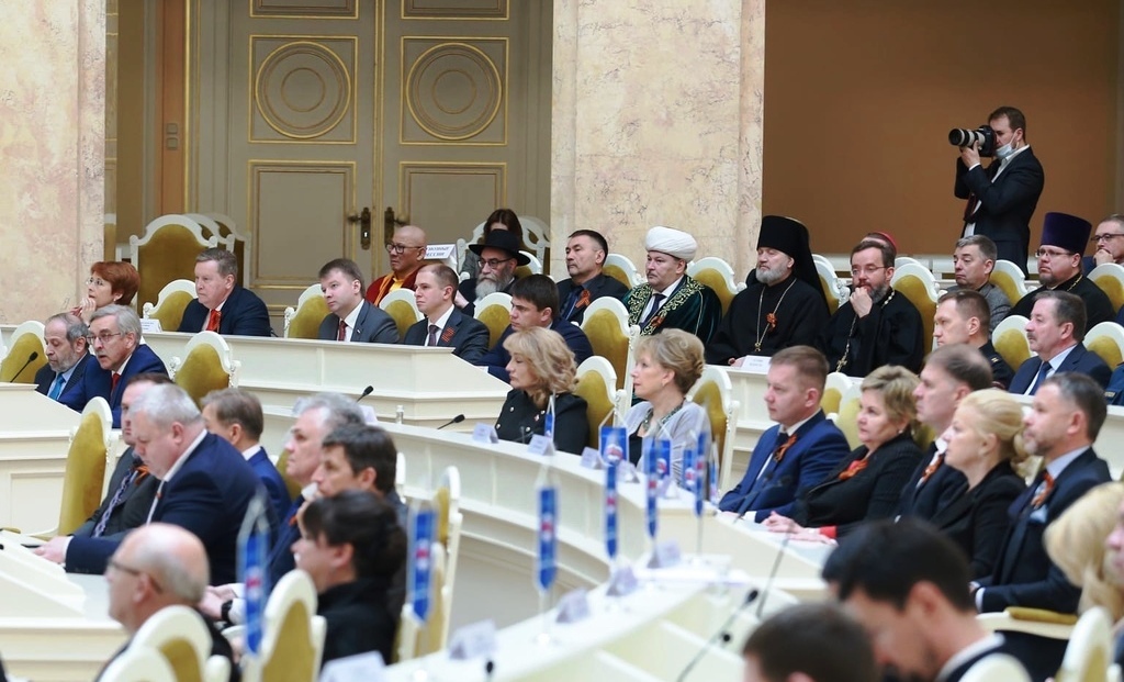Архимандрит Алексий (Ганьжин) присутствовал на отчете Губернатора Санкт-Петербурга