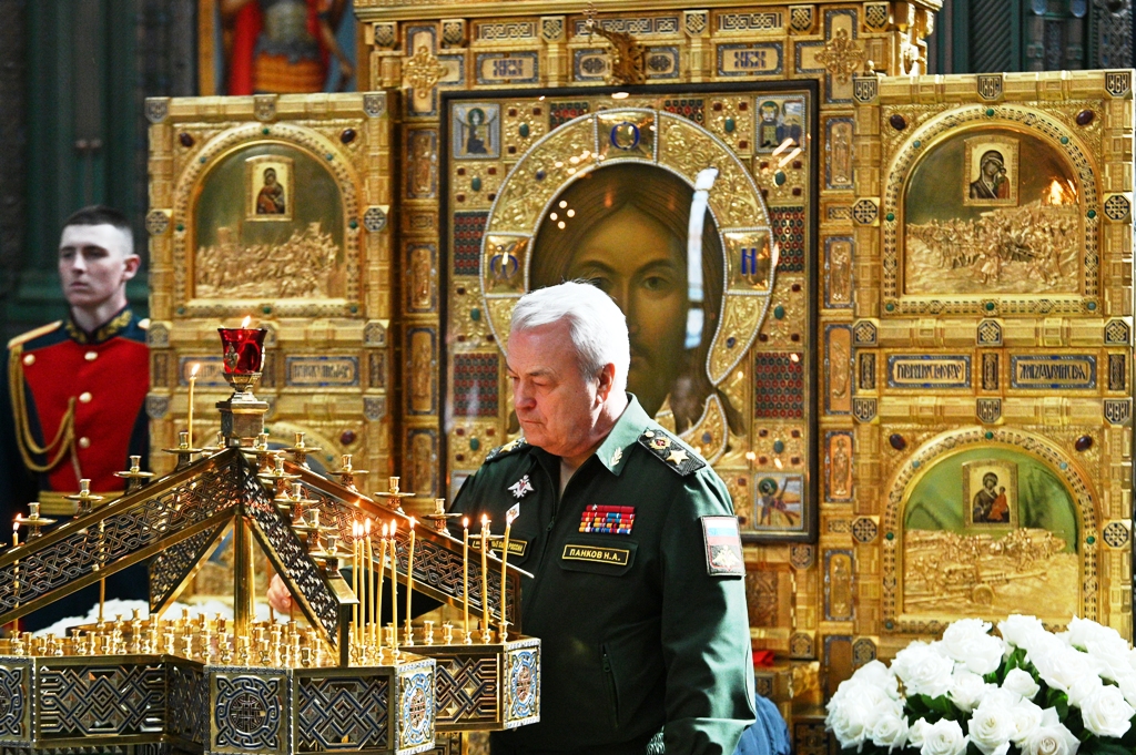 Архимандрит Алексий (Ганьжин) сослужил Предстоятелю Русской Церкви Святейшему Патриарху Кириллу за литургией в главном храме Вооруженных сил РФ