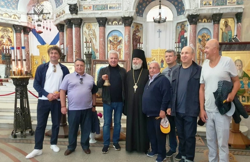 Вагит Юсуфович Алекперов посетил Кронштадтский Никольский Морской ставропигиальный собор