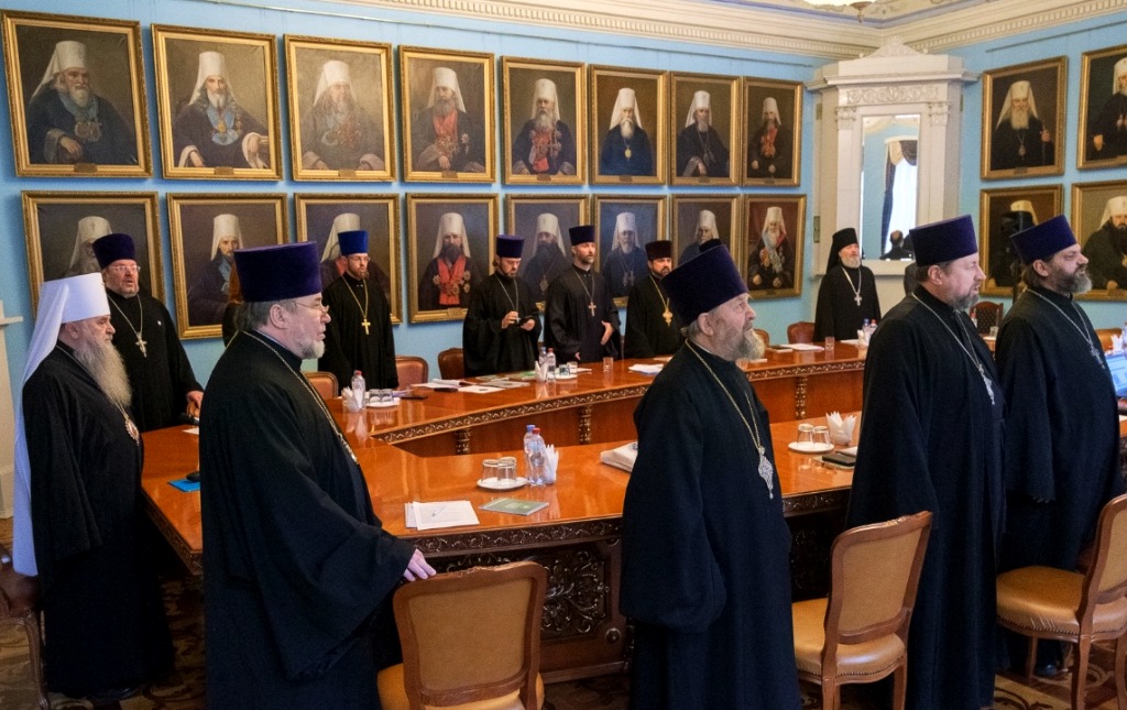 Архимандрит Алексий (Ганьжин) выступил с отчетом на Заседание коллегии епархиальных отделов